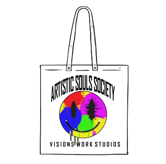 Artistic Souls Society VWS Eno Visions Tote Bag White